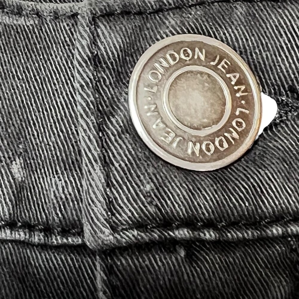 London Jean Black Bootcut Womens Jeans Tall 8 Womens Pants 5 pocket - Picture 5 of 12